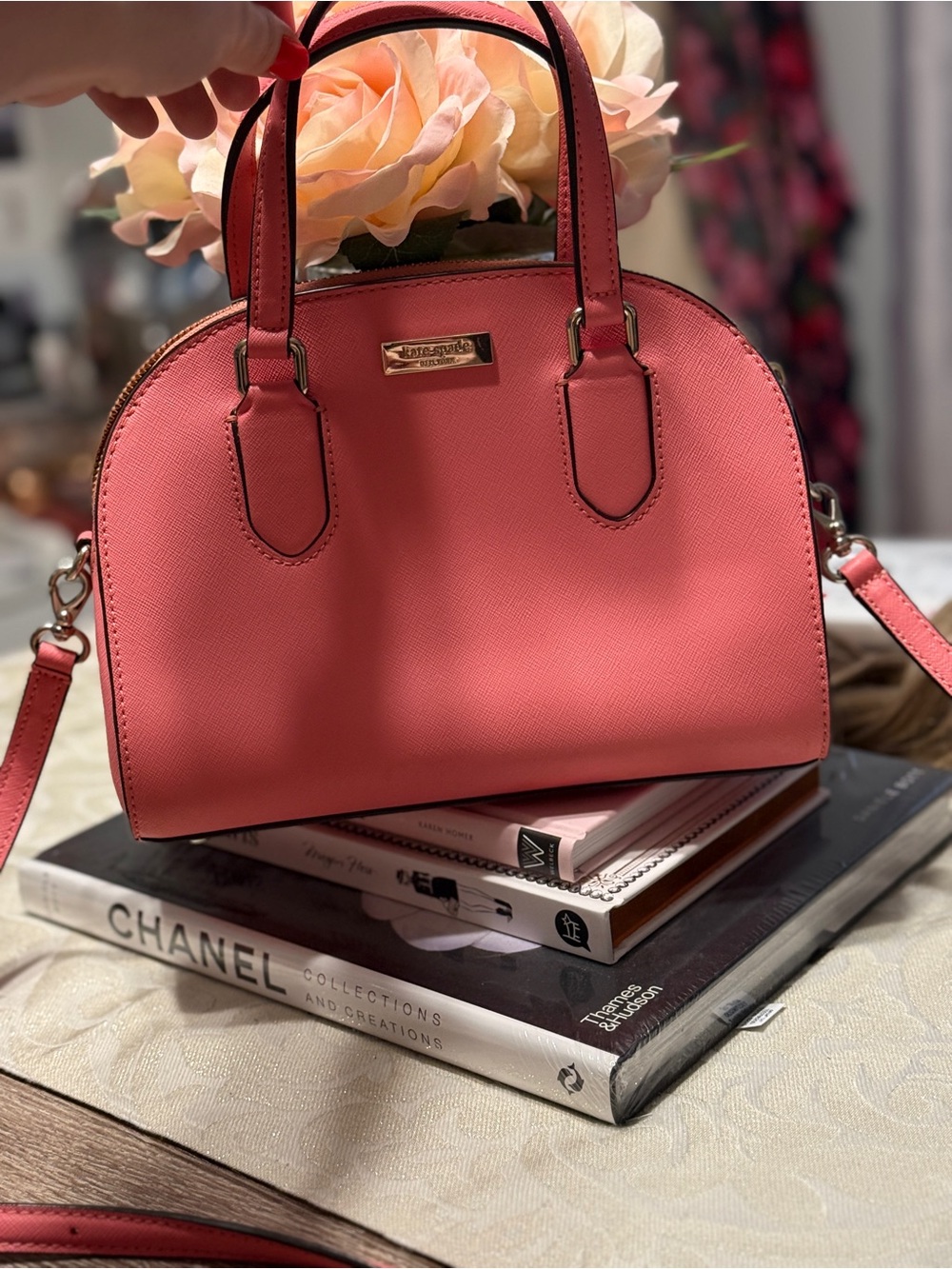 kate spade Coral-Pink Dome Satchel